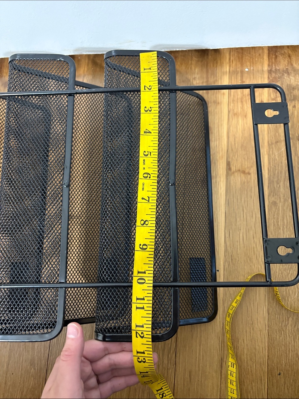 Hanging file organizer mesh black - Picture 4 of 6